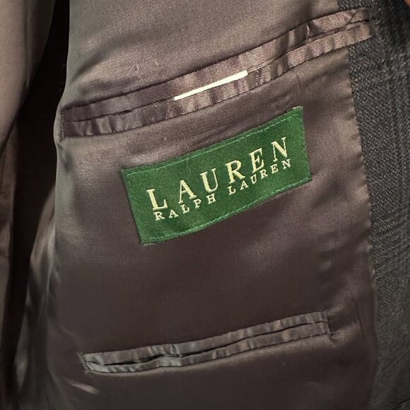 Lauren Ralph Lauren Wool Plaid Blazer Quiet Luxury Academia Sport Coat 44R - Picture 8 of 13